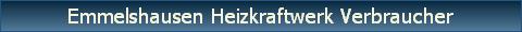 Emmelshausen Heizkraftwerk Verbraucher